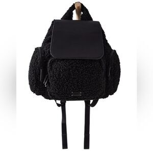 Caraa x Free People Sherpa Small Cirrus Backpack in black